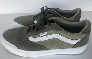 VANS Old Skool Green / White Suede Men Sneakers Size 8.5 Style # 721454 - Picture 1 of 10