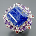 Natural Sodalite Ring 925 Sterling Silver Size 7.5 /R350205
