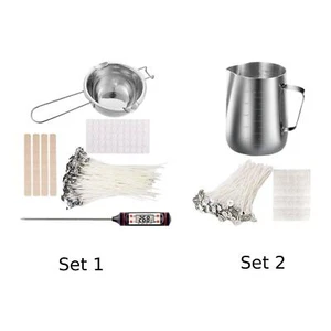 1 Set Candle Making Pouring Pot Wicks Sticker DIY Candle Fixator Craft Tools DIY - Picture 1 of 7