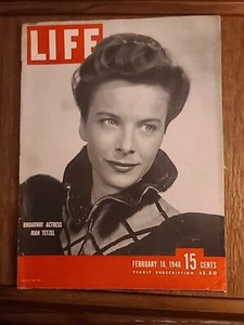 Life Feb 16 1948 Gandhi funeral, Lamasery-Boy Lama, Tennessee Williams, Bats - Picture 1 of 21