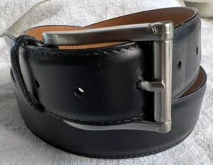 Magnanni Gürtel Herren Schwarz Größe 34 Carbon 1121 Leder Made in Spain Neu - Bild 1 von 10
