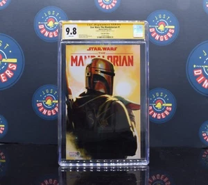 Star Wars The Mandalorian #1 TCM Hans Variant Signed By Stephanie Hans CGC 9.8 - Picture 1 of 2