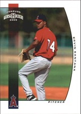 2005 Donruss Team Heroes Anaheim Angels Baseball Card #333 Ervin Santana