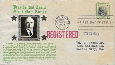 FDC  #833-38B   --  Crosby  cachet - Image 1 of 2