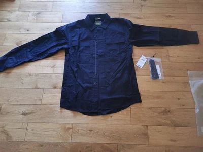 Chemise BDU homme Tactix L/S bleu nuit - First Tactical - Photo 1/4