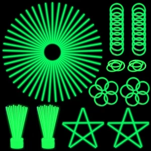 100 Stück 8 Zoll grüne Leuchtstäbe leuchtende Halsketten im Dunkeln Party Gastgeschenke Zubehör Br - Bild 1 von 5