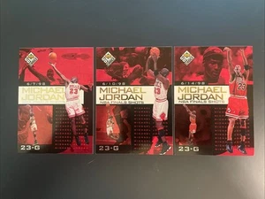 (3) 1998-99 UD Choice Preview Michael Jordan NBA 1998 Finals Shots ~ #3,4,10 - Picture 1 of 2