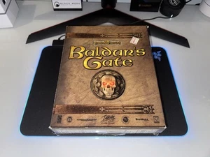 Baldur's Gate: Forgotten Realms (Interplay, 1998) PC Game Big Box 5 CDs Manual - Picture 1 of 9