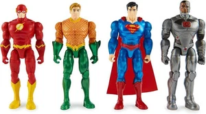 DC Comics, Justice League 4-Pack, 4-inch Action Figures | The Flash,... - Picture 1 of 9