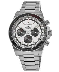 Nuevo Reloj Hombre Longines Conquest Automático Cronógrafo Plateado L3.835.4.72.6 - Imagen 1 de 4