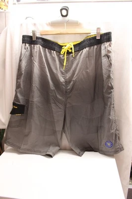 Pantalones Cortos de Tabla Banana Boat Poliéster/Spand Gris Plateado a Rayas Elastizados Surf UPF 50+ XXL Foto 1 de 3