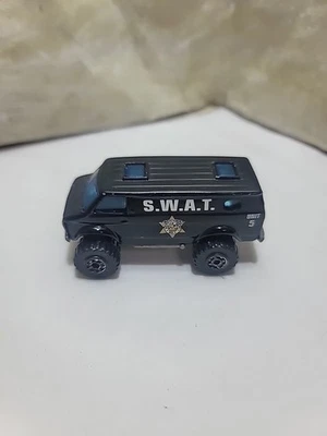 Vintage 1981 Matchbox POLICE 4x4 Chevy SWAT Van Black Off Road Unit 5 - Image 1 of 4
