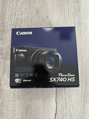NUEVA Cámara Digital Canon PowerShot SX740 HS Zoom 40x Negra ENVÍOS el mismo día EE. UU. Foto 1 de 4