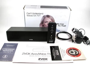 ZVOX AccuVoice AV100 Soundbar TV SPEAKER w/ Hearing Aid Technology - Picture 1 of 5