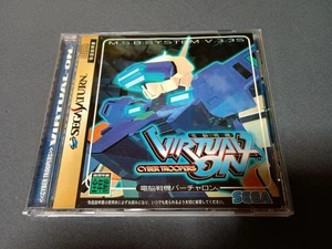 Cyber Troopers Virtual On Saturn Japan Game CIB Tested Mecha Sega Rare - Picture 1 of 3