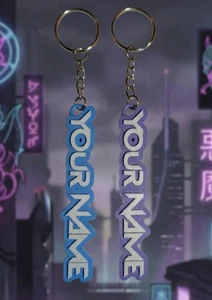 K-Pop Demon Hunters - Personalised 3D Name Keychain - Foto 1 di 4