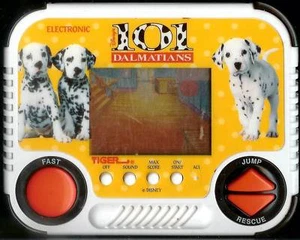 1990s TIGER 101 DALMATIANS DISNEY ELECTRONIC HANDHELD LCD TOY VIDEO GAME DOGS b - Picture 1 of 1