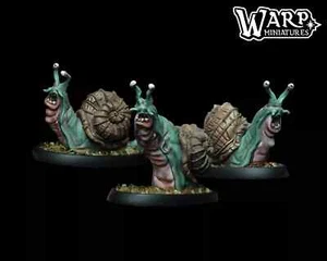 Caracoles demoníacos (3 modelos) | Demonios Age of Fantasy | Grimdark | Miniatura Warp - Imagen 1 de 5