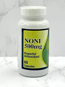 NONI MORINDA CITRIFOLIA 60 CAPS EXTRACT 500MG POWERFUL ANTIOXIDANT IMMUNE BOOST - Picture 1 of 3