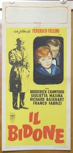 locandina film IL BIDONE Federico Fellini Giulietta Masina Broderick Crawford - Picture 1 of 2