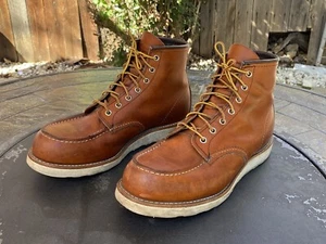 Red Wing 875 Moc Toe Leather Boots Men’s Size 11 D Made In USA - Picture 1 of 13