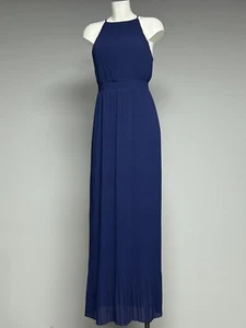 Maxi Vestido Plisado Ex TFNC Damas Serene Ocassion Marino Talla 8 Precio de venta sugerido por el fabricante £48 - Imagen 1 de 10