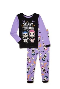 LOL Surprise Girls Long Sleeve Pajamas Halloween size 4 - Picture 1 of 3