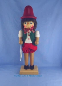 Vintage German Nutcracker Ulbricht Pinocchio 17" NIB Old Stock - Picture 1 of 9