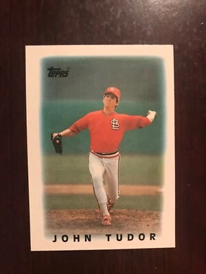 1986 Topps Mini Leaders #64 - John Tudor - St. Louis Cardinals - Image 1 of 2