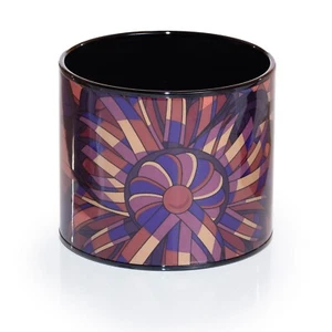 Auth. HERMES Bracelet Rubans de Cheval - PVD - 65-55mm - MEGA - Dark Purple NEW - Picture 1 of 7