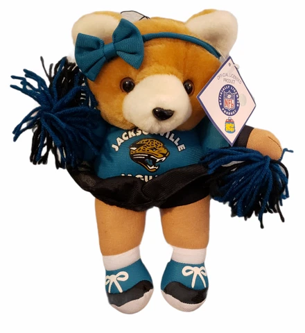 Vintage Jacksonville Jaguars Good Stuff Stuffed Plush Teddy Bear with Tag 2000 Cover