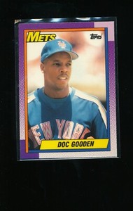 1990 Topps Tiffany #510 Doc Gooden Sharp See Scans