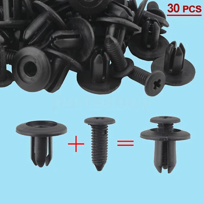 Clips de revestimiento de guardabarros de parachoques para Hyundai Accent Azera Elantra Entourage Equus Santa Foto 1 de 4