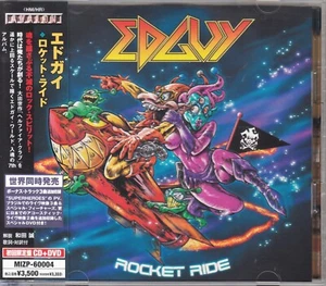EDGUY / ROCKET RIDE JAPAN CD+DVD OOP w/OBI +3 BONUS TRACKS - Imagen 1 de 2