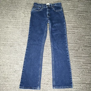 Gap Size 12 reg Kids Boys Jeans Boot Cut Stretch Mid Rise Extensible Blue Denim - Picture 1 of 9