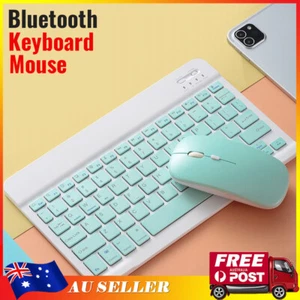 Wireless Bluetooth Keyboard Mouse Combo for iPad Tablet Laptop PC Smart Phone - Picture 1 of 24