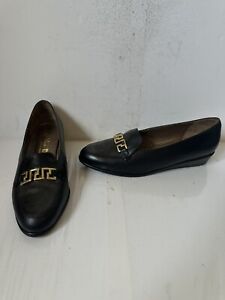 VAN-DAL Beverley Comfy Black Leather Shoes Size UK 8 EU 42