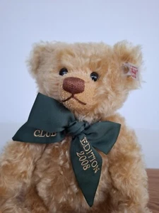 Steiff Club 2008 Teddy Bear Club Edición Vintage Como Nuevo Alto 13" 01785 - Imagen 1 de 9