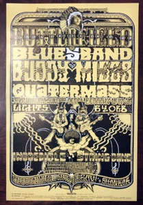 1970 ORR PAUL BUTTERFIELD BUDDY MILES BILL GRAHAM FILLMORE POSTER BG 261 NEUWERTIG! - Bild 1 von 1