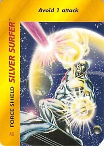Marvel Overpower 1995 New Silver Surfer Character Force Shield #AG nsc3 - Picture 1 of 2