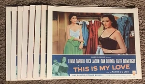 THIS IS MY LOVE 11x14 LOBBY CARD SET 1954 LINDA DARNELL - Picture 1 of 1