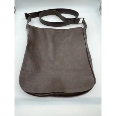 Mini Bolso Mensajero Banana Republic - Marrón Oscuro - Cuero Genuino Foto 1 de 4