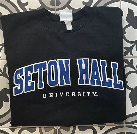 Seton Hall University Pirates Champion Crewneck College Sweatshirt Size Small Cover