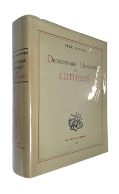 Dictionnaire Universel des Luthiers 1988 Rene Vannes FRENCH Hardcover - Image 1 of 4