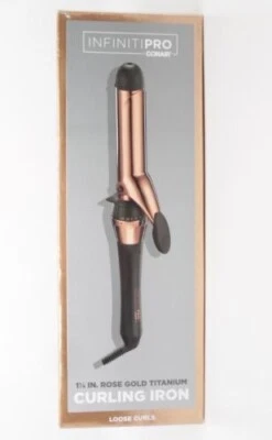 Conair Infiniti Pro Rose Gold Titanium Curling Iron 1 1/4" Model CD251N -NEW #C2 - Image 1 of 4
