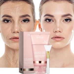 Collagen Overnight Wrapping Mask -Elasticity & Hydration,Natural Ingredients 75g - Picture 1 of 17