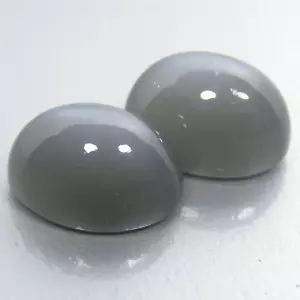 10.98Cts Natural Wonderful Orange moon stone 12x10mm Oval Shape pair - Picture 1 of 3