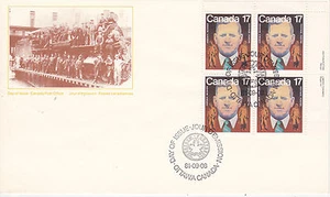 1981 CANADA RAILROAD RAILWAY TRANSPORT FDC EVENT AARON R MOSHER RR UNION  - Bild 1 von 1
