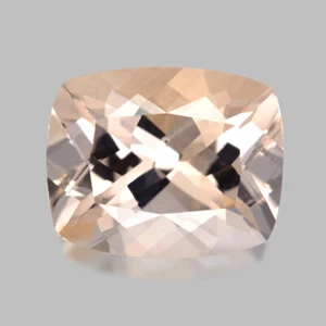 2.77cts CALIBRATED 10x8mm CUSHION CUT NATURAL MILD PEACH MORGANITE - Picture 1 of 1