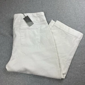 Katies Women's Slim Leg Crop Jeans Size 20 | White | BNWT | Ultimate Fit - Picture 1 of 17